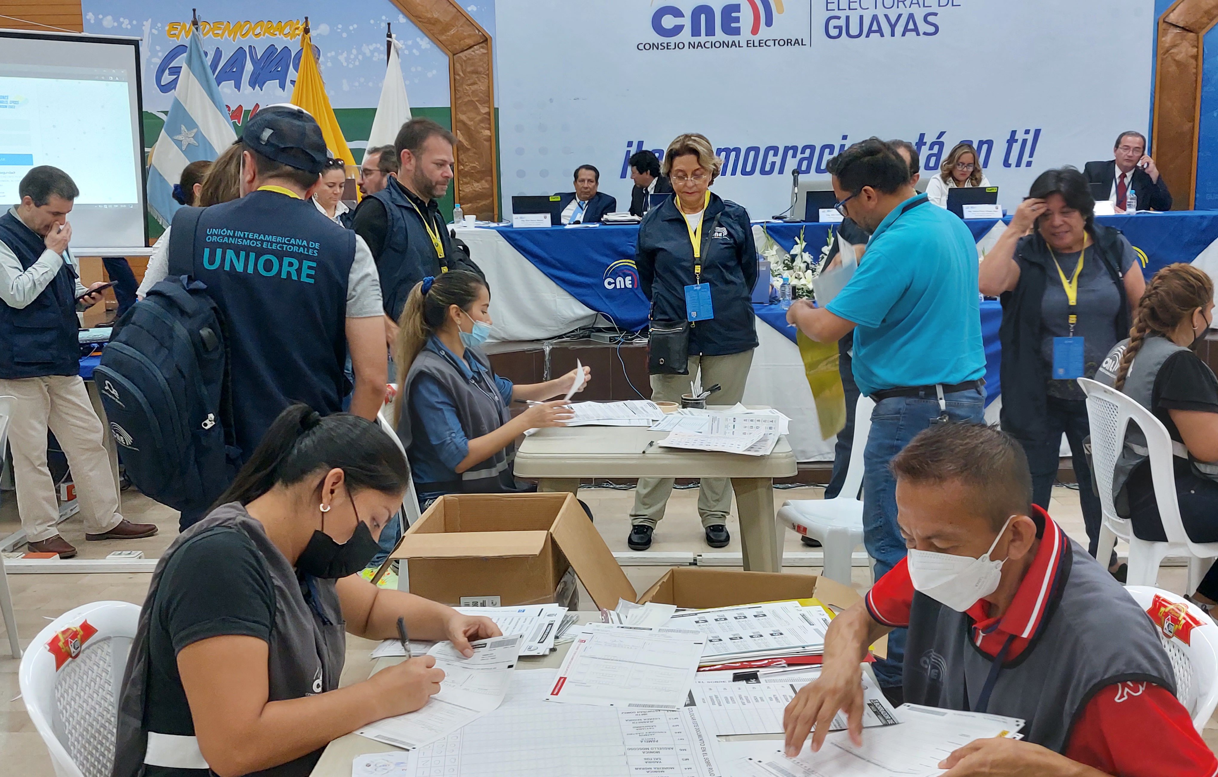 CNE Guayas actas falsas