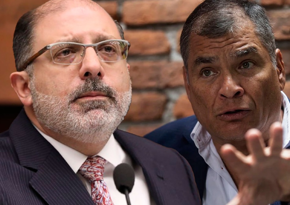 Entre Henry Kronfle, presidente de la Asamblea y Rafael Correa surgió una nueva confrontación a través de la red social X.