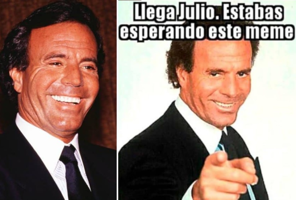 Llegó Julio. Las redes sociales se llenan de memes de Julio Iglesias y ...