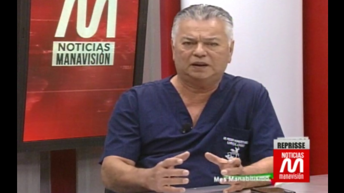 Freddy García, jefe del servicio de urología en Solca Manabí.