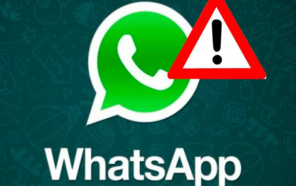 Whatsapp se cae momentáneamente y no permite enviar ni recibir mensajes