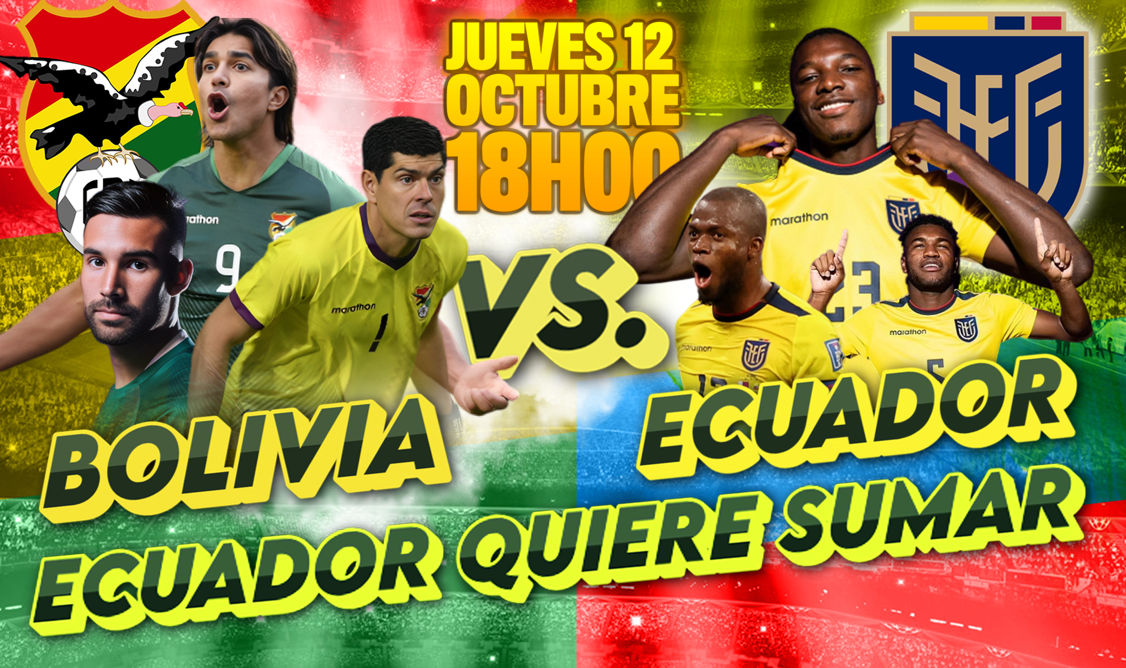 Ecuador se enfrenta a Bolivia en la tercera jornada de eliminatorias