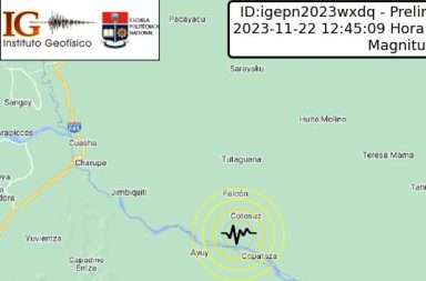 Temblor de 5.1 grados sacudió Macas