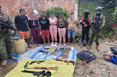 Seis detenidos durante operativo militar en Pedernales, Manabí