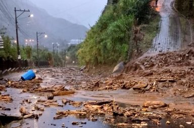 Debido a las intensas lluvias registradas en los últimos días, la SNGR reportó que ocho provincias son las más afectadas y están en alerta máxima.
