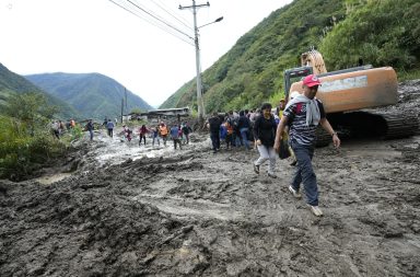 Hasta ahora asciende a doce el número de fallecidos luego de un deslave de gran magnitud registrado en el cantón Baños.
