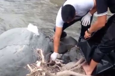 hallan el cadáver de un bebé en el río Toachi