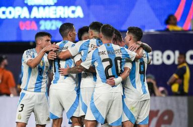 Ángel Di María juega su último partido en la final de la Copa América