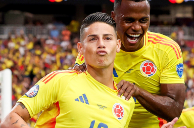 Colombia elimina a Panamá con goleada