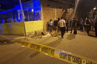 atentado criminal en Rocafuerte deja dos muertos y dos heridos