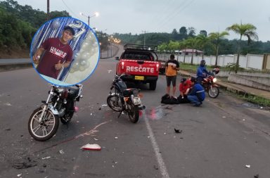 El Carmen hombre muere tras choque de motos