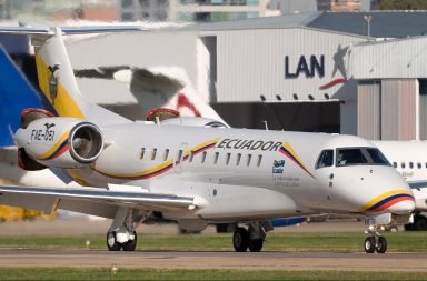 avión presidencial ecuador/ Daniel Noboa