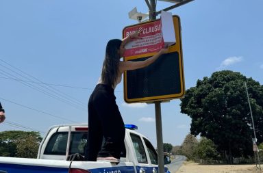 La CTE clausura 21 de los 71 radares viales de Manabí