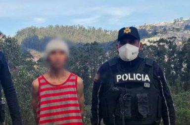 Presunto causante de incendios es detenido por la Policía en Quito