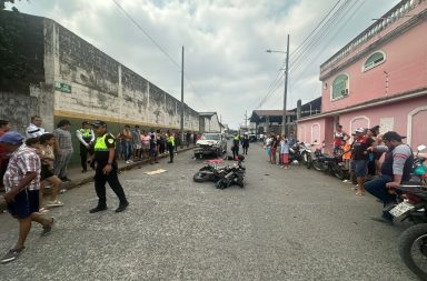 accidente de tránsito vía Quevedo-Valencia