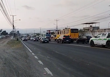 accidente de tránsito/vía Manta-Montecristi