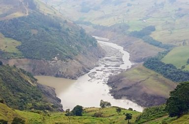 El embalse Mazar vuelve a presentar reducción en su cota.