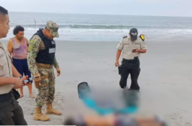 Muerto hallado en la playa El Oro