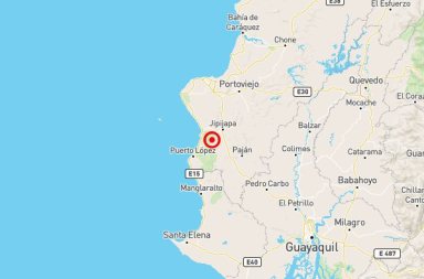 Se registró un sismo en Jipijapa, Manabí