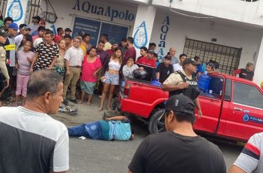 Un hombre es herido de bala en la calle 110 de Manta