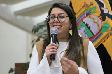 Andrea Arrobo, exministra de Energía del actual Gobierno, ha sido llamada a juicio político por el Pleno de la Asamblea Nacional.