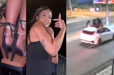 Influencer cayó de un carro en movimiento y murió, quería tomarse fotos