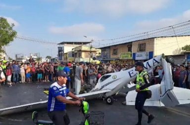 Santa Elena: Así fue la caída de una avioneta en La Libertad