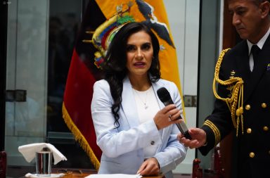 Voces cuestionan la suspensión de la vicepresidenta Verónica Abad