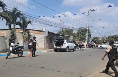 asesinado al bajarse de su vehículo en El Florón Portoviejo