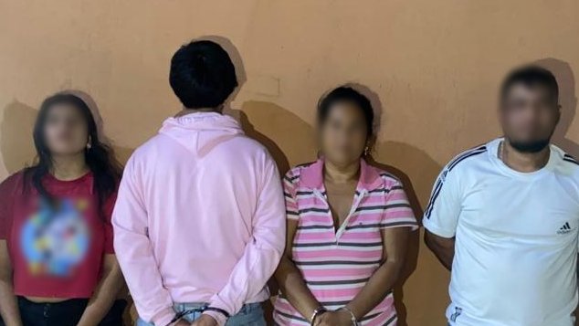 extorsión manta detenidos adulto mayor delito