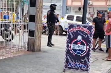 Criminales mataron a un un hombre dentro de una barbería de Babahoyo