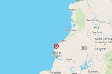 Fuerte sismo se sintió en Manabí