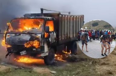 Justicia indígena para supuestos ladrones en Colta, Chimborazo