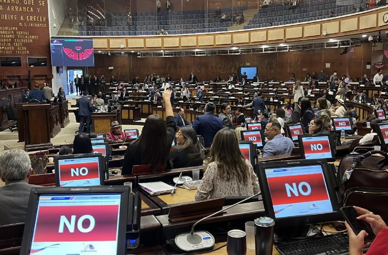 Los asambleístas de Ecuador buscan, mediante una ley, que no hayan los conocidos "camisetazos" dentro de sus bancadas.