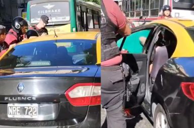 Un taxista ebrio se queda dormido en un semáforo