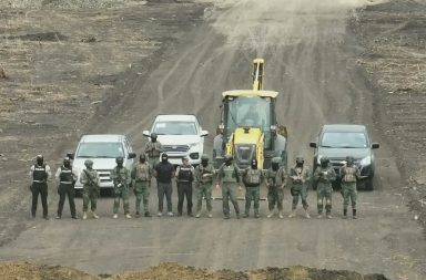 Una pista clandestina, relacionada supuestamente a actividades ligadas al narcotráfico quedó destruida e inhabilitada.