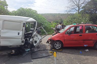 Cuatro personas resultaron heridas durante accidente en Portoviejo