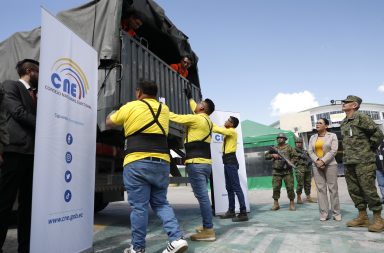 El CNE inició con la distribución de paquetes electoral para las elecciones del 9 de febrero