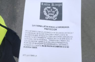 A través de redes sociales se viralizó un panfleto que va dirigido a los agentes de la Comisión de Tránsito del Ecuador (CTE), de Durán.