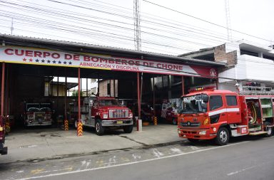 Cuerpo de Bomberos de Chone busca tener una estación.