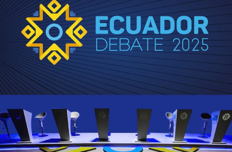 Debate Presidencial Ecuador 2025.