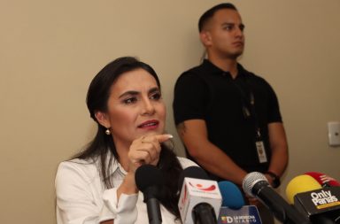 Jueza restituye como vicepresidenta a Verónica Abad