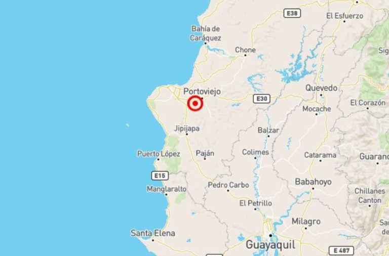 Sismo tuvo epicentro en la provincia de Manabí