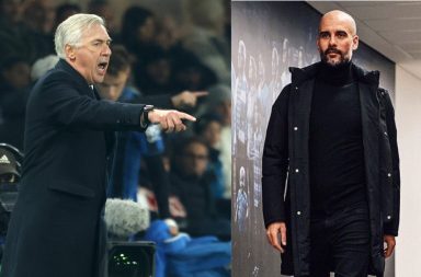 Carlo Ancelotti y Pep Guardiola