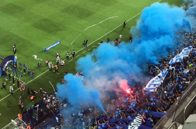 explosión azul Emelec