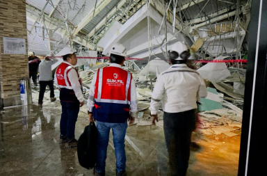 centro comercial Perú/tres muertos por caer techo