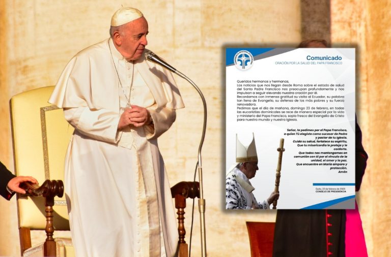 Conferencia Episcopal Ecuatoriana llama oración salud Papa Francisco