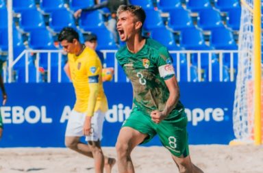 Bolivia le gana a Ecuador en Fútbol Playa