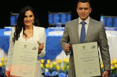 Daniel Noboa aseguró durante una entrevista desde el Palacio de Carondelet que no le cree mucho a Verónica Abad.