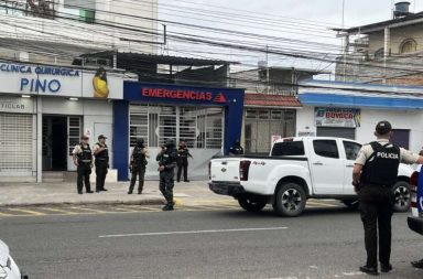 clínica Machala policía asesinado